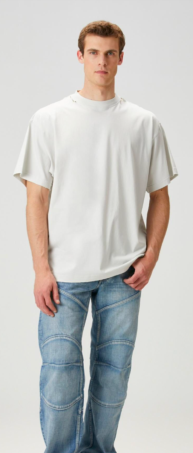 Logo Balenciaga Security Tape Blanc