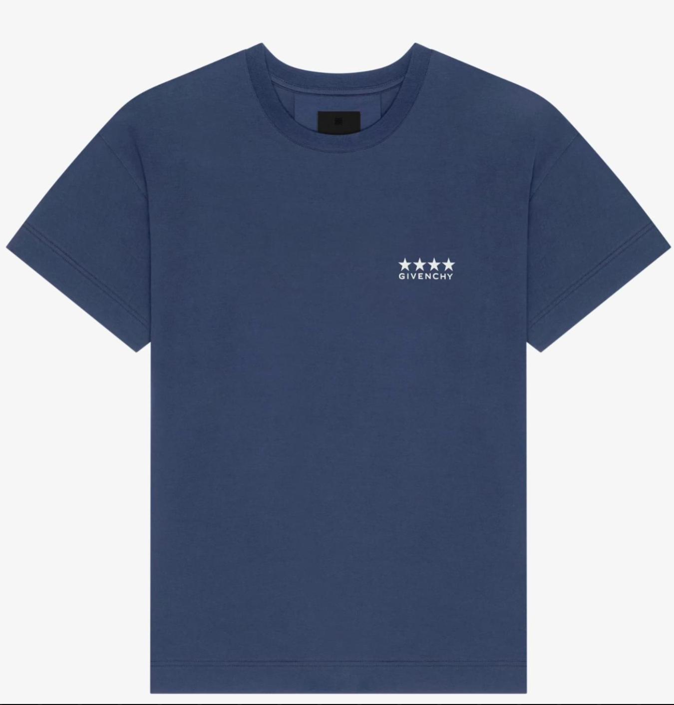 T-shirt Givenchy 4G en coton blanc bleu marine