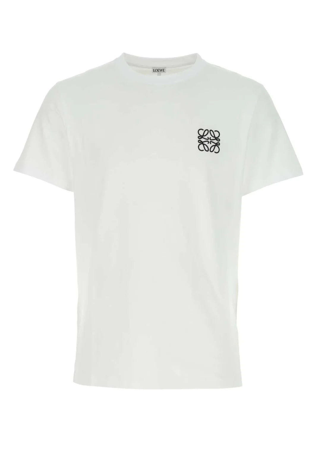 T-shirt blanc brodé du logo LOEWE