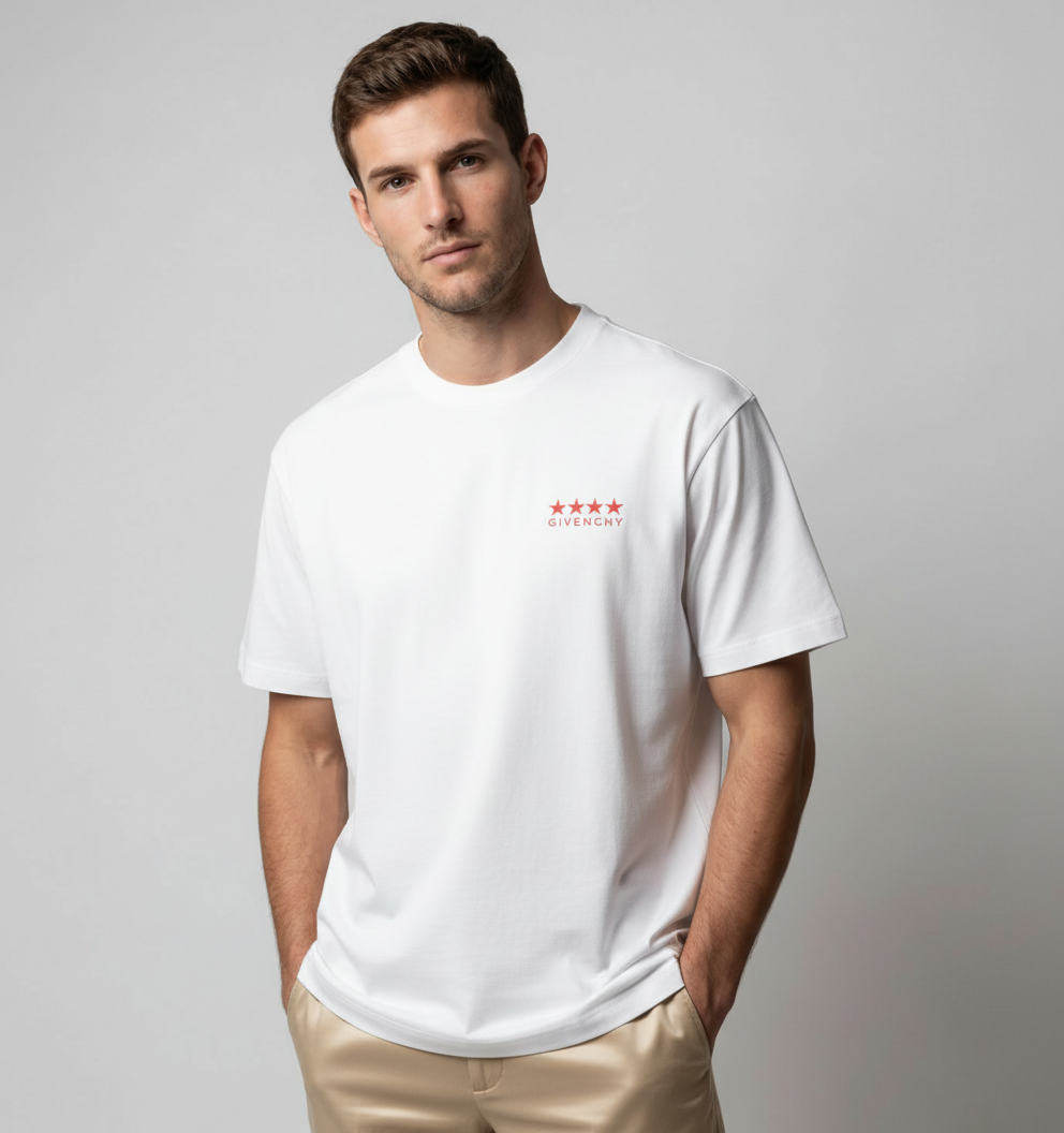 T-shirt Givenchy 4G en coton blanc