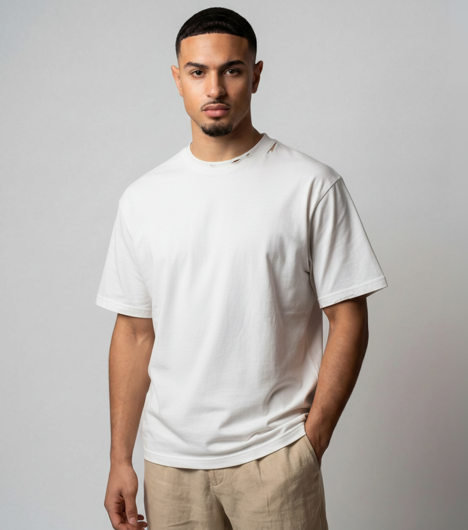 Logo Balenciaga Security Tape Blanc