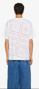 T-shirt Givenchy 4G en coton blanc