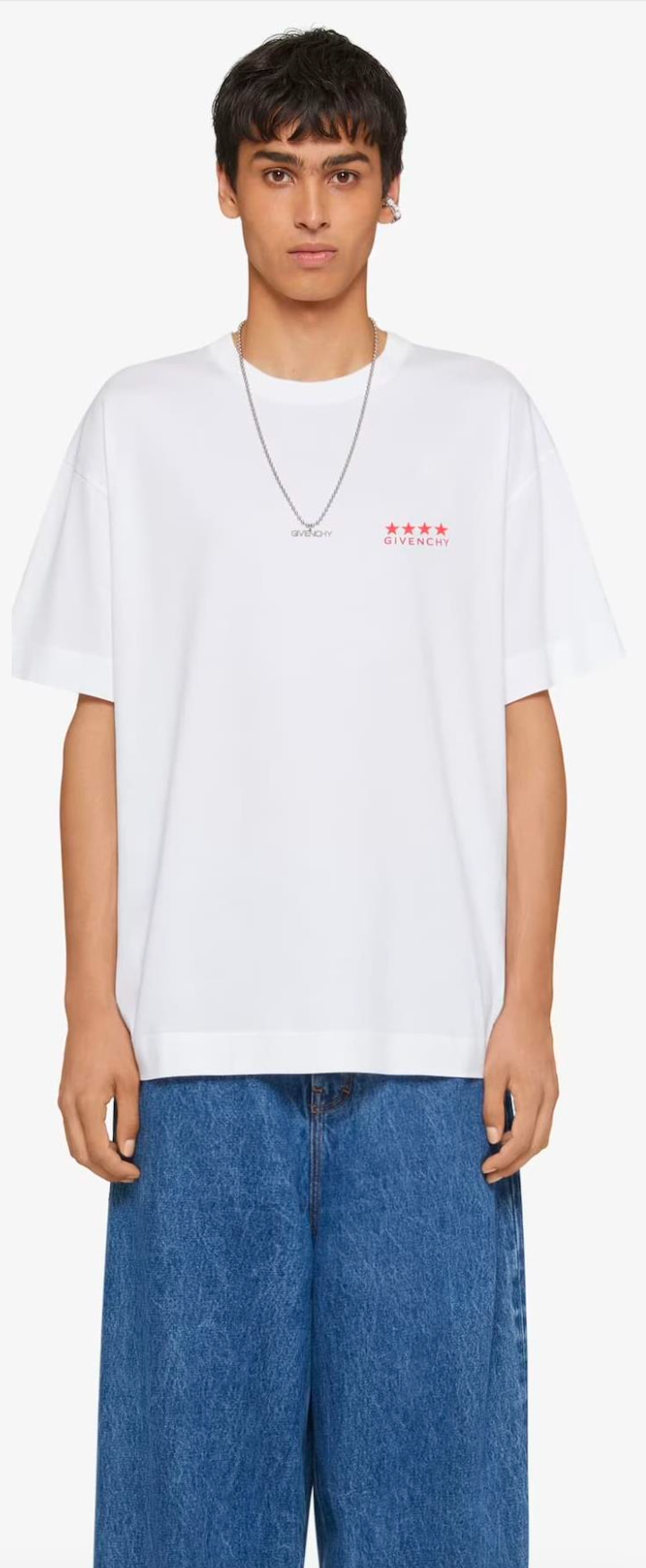 T-shirt Givenchy 4G en coton blanc