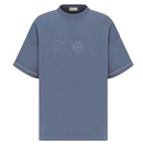 T-shirt oversize bleu DIOR ET STONE ISLAND 