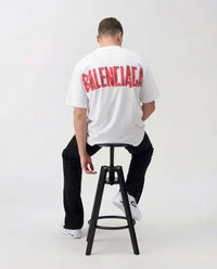 Logo Balenciaga Security Tape Blanc