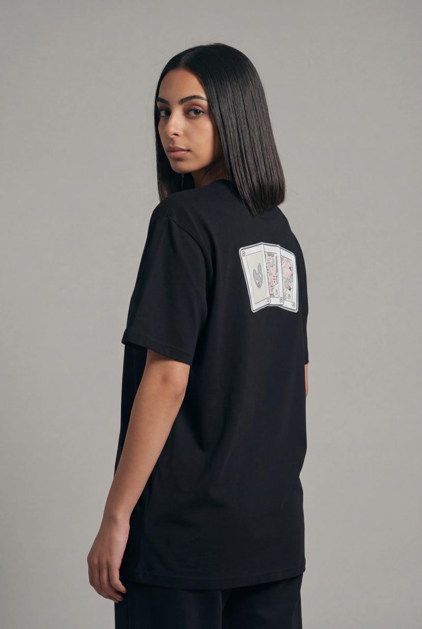 T-shirt noir DIOR et Kenny Scharf 