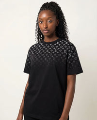 T-shirt Louis Vuitton en coton dégradé noir