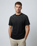 T-shirt Louis Vuitton en coton dégradé noir