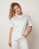 T-shirt Louis Vuitton en coton dégradé blanc