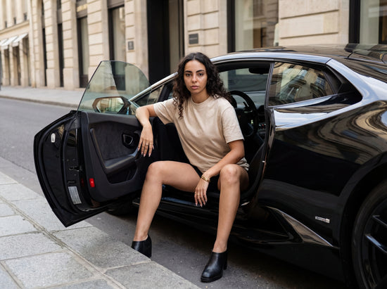 T-shirt Louis Vuitton en coton dégradé beige