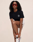 T-shirt blanc brodé du logo LOEWE