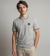 Polo Stone Island gris slim